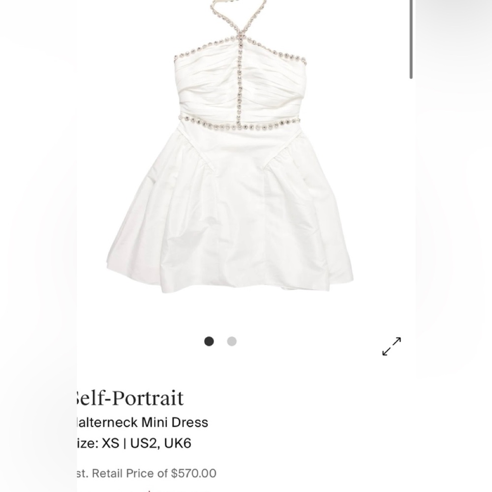 Self Portrait Halter Dress